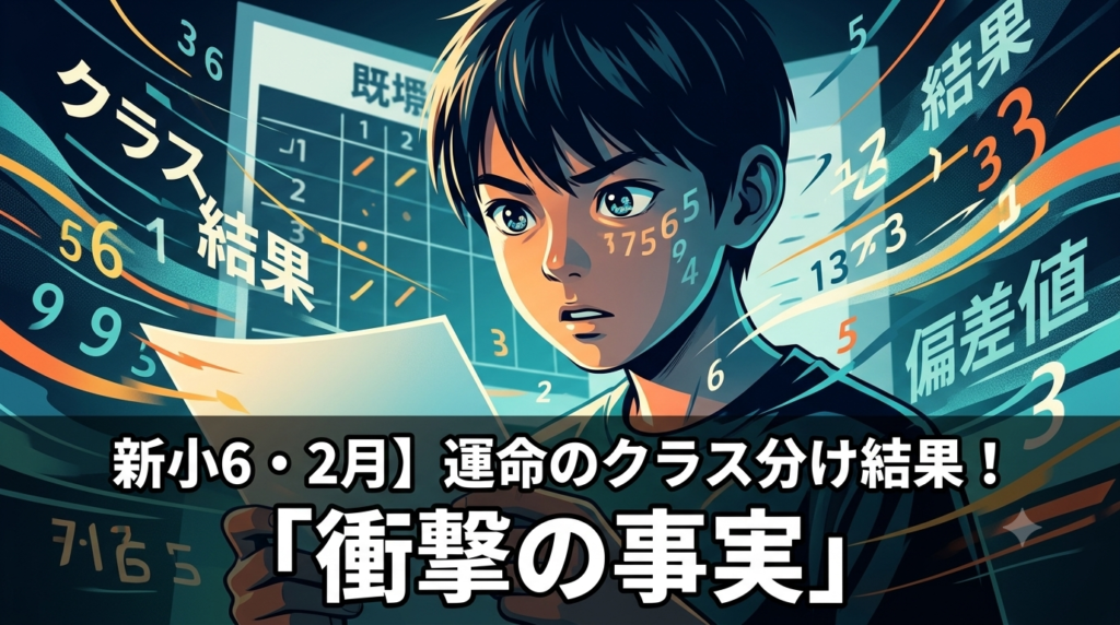 新小6・2月】運命のクラス分け結果！「衝撃の事実」